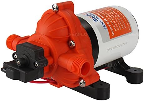 SEAFLO Water Diaphragm Self Priming Pump 3.0 Gallons/min (11.3 Lpm) 45 PSI New Rv / Marine 12 Volt Dc / 12 V Demand Fresh