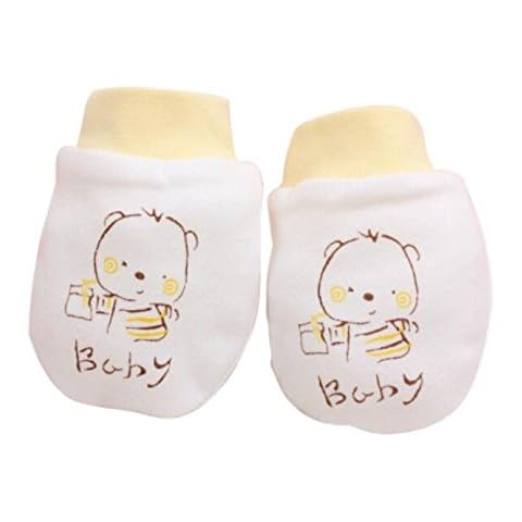 JoyJay Toddler Baby Anti Scratch Mittens Infant Boys Girls Cute Cartoon Baby Soft Gloves Fit for Newborn Baby Cover