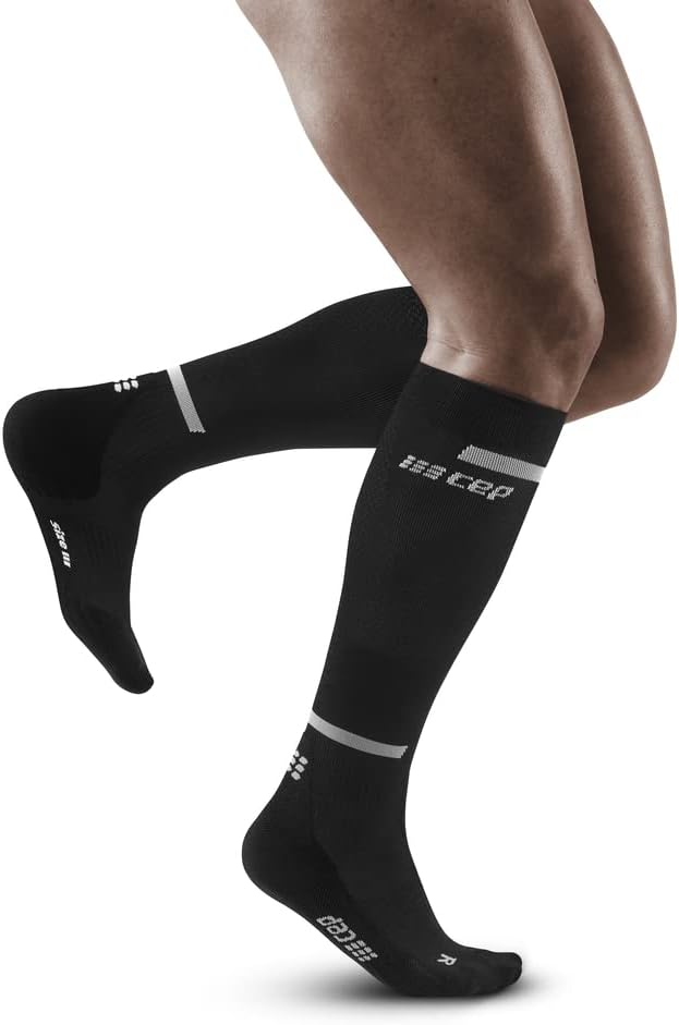 THE RUN COMPRESSION SOCKS TALL for men | Long running socks with compression | Regenerating compression socks for men