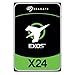 Seagate Exos X24 20TB, Enterprise Internal Hard Drive HDD, 6GB/s SAS, 7200RPM, 2.5M MTBF (ST20000NM002H)