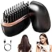 Mini Glätteisen Kabellos, Haarglätter Bürste, Wiederaufladbare Tragbare Glättbürste mit 3 Temperaturstufen & Aufheizen in 30s, Mini Hair Straightener Brush für Reise & Unterwegs