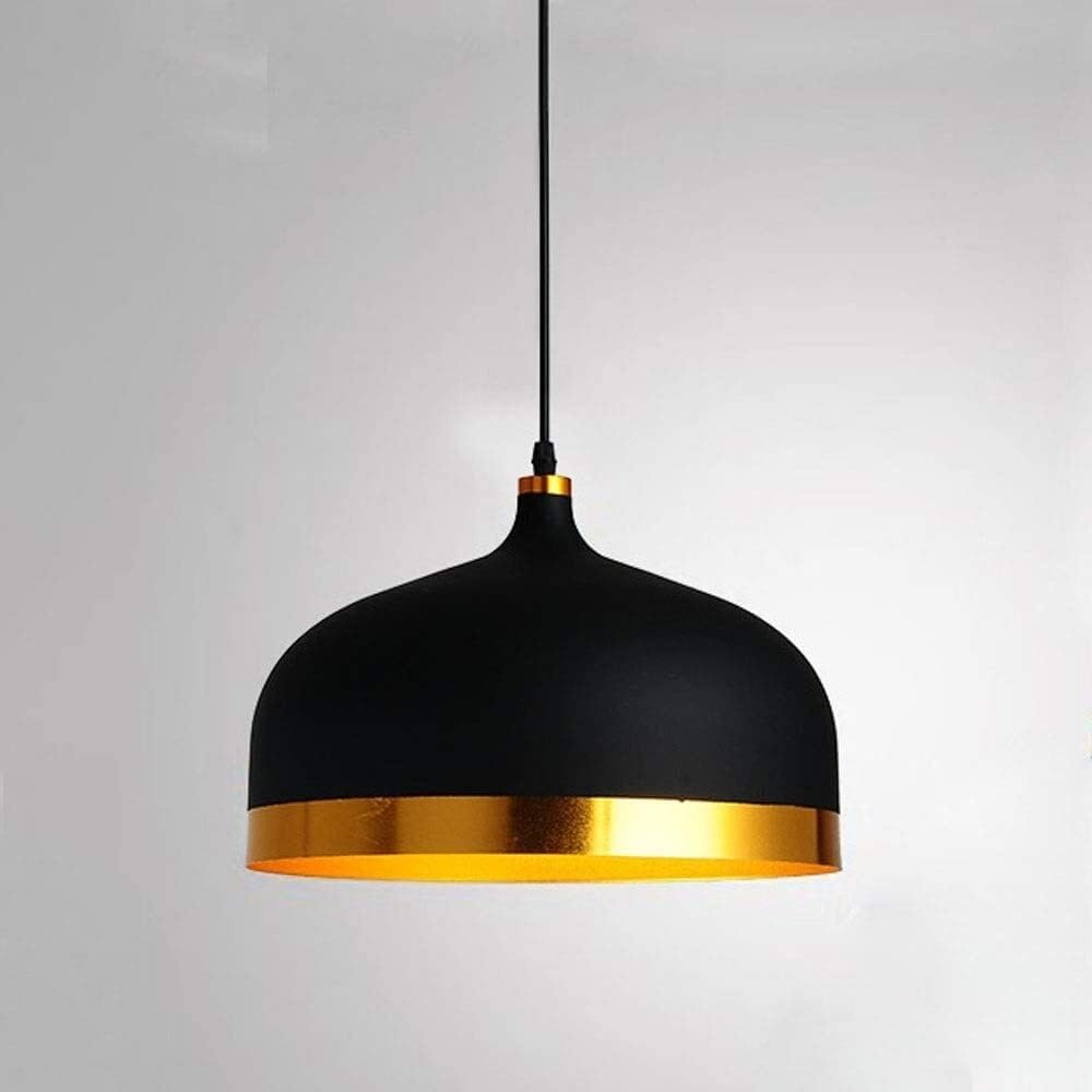 Lámpara colgante de techo de metal y luz de araña creativa para dormitorio