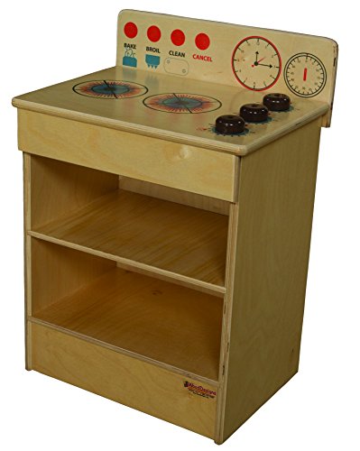 Wood Designs 20100BN Tot Range with Brown Tray