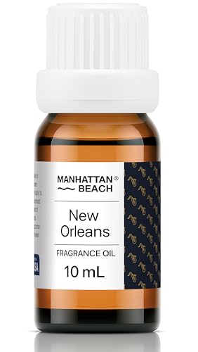 Manhattan Beach – New Orleans, Diffuser Oil Inspired by Luxurious Designer Fragrance - Fragrance Oil for Ultrasonic and Waterless Diffusers and Crafting - 10 mL, 0.34 fl oz Glass Bottle