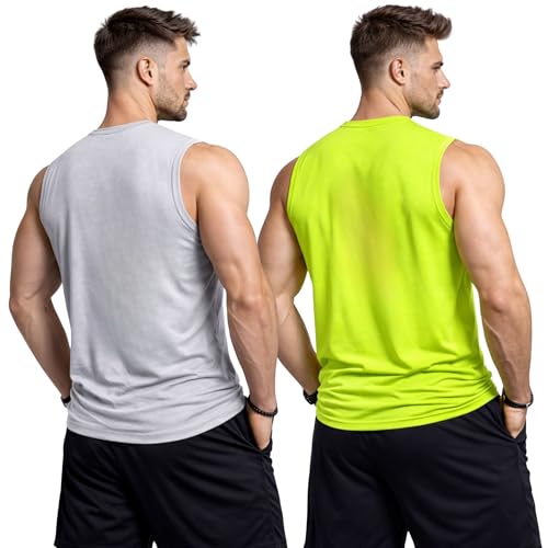 Image of 3Colours RGB Fitness Designer Gym Stringer Vest, Gym Vest, Racer Y Back, Sports Tank Tops, Sando for Men C Cut-3 Logo