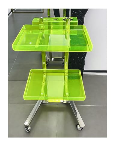 Station de roulement portable acrylique pour libérer l'espace des salons