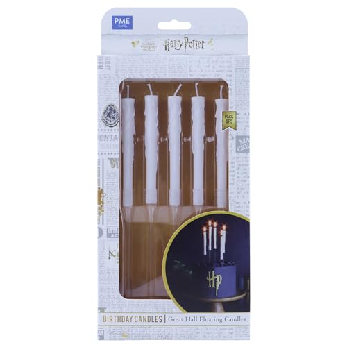 PME Harry Potter Floating Candles for Birthday Cakes (Set of 5), The Great Hall by PME - Image 6
