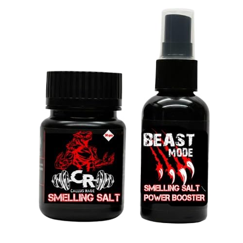 Image of Powerful Smelling Salts for Athletes - Boost Focus, Strength, and Performance with Beast Mode and Callus Rage Ammonia Inhalants (Pack of 2 (30 gm))
