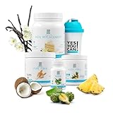 Yes You Can! Detox Plus Kit, Daily Cleanse Pure Fiber Meal Replacement, Drink Mix, Shake Booster and Supplement, Body Cleanse Kit for Women, Daily System Cleanse - Vanilla, Aloe Vera Mango