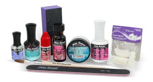 Mia Secret Acrylic Nail Kit: 1/2 oz liquid...