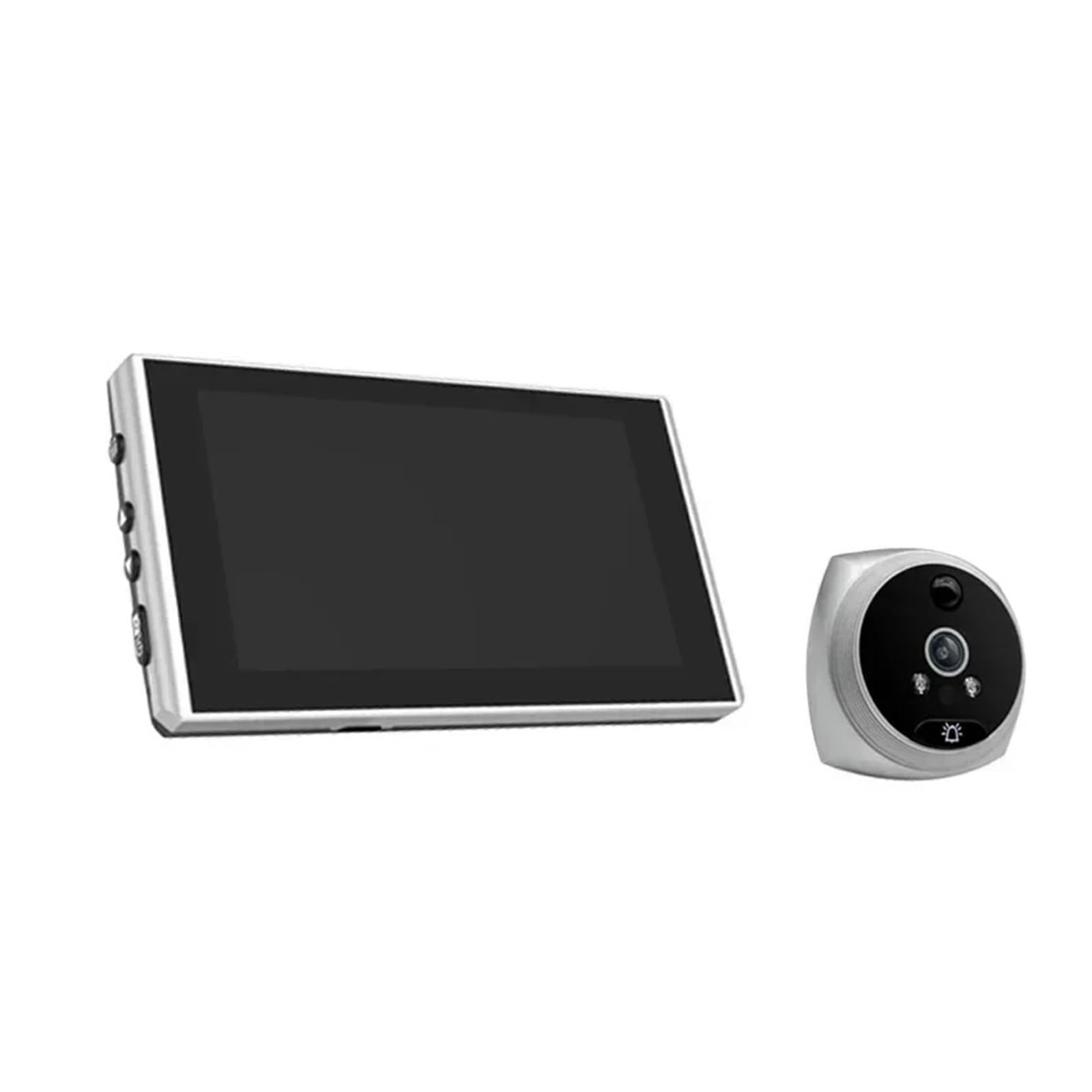 Cámara de Timbre con vídeo y Ojo de Gato con Mirilla Digital