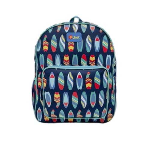 PUKET - Mochila de Costas Infantil Puket Pranças Fun de Leve Azul