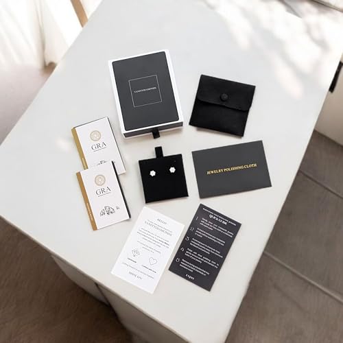 2ct Moissanite Stud Earrings, D Color VVS1 Clarity, Round Brilliant Cut, 14K White Gold Plated 925 Sterling Silver, 6-Prong Setting, Certified Stones3