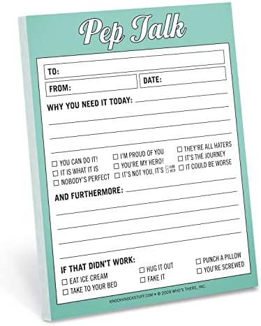 Knock Knock Pep Talk Nifty Note Pad (12073)