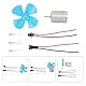 SPORTARC Micro Wind Power Turbine, Turbinen Lichtmaschine Generator, Windturbine Generator Kit Micro Dynamo Generator DC 0-20V, 1401872280