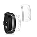 Produktbild kwmobile 2X Hülle kompatibel mit Samsung Gear Fit 2 Pro - Silikon Fullbody Cover Case Schutzhülle Set Transparent
