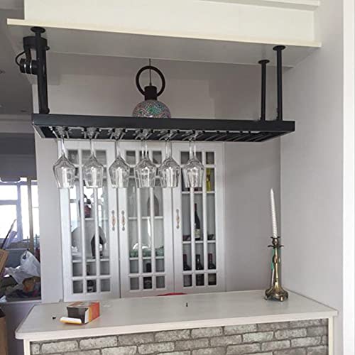 Soporte de vino con portavasos para colgar miniatura 4