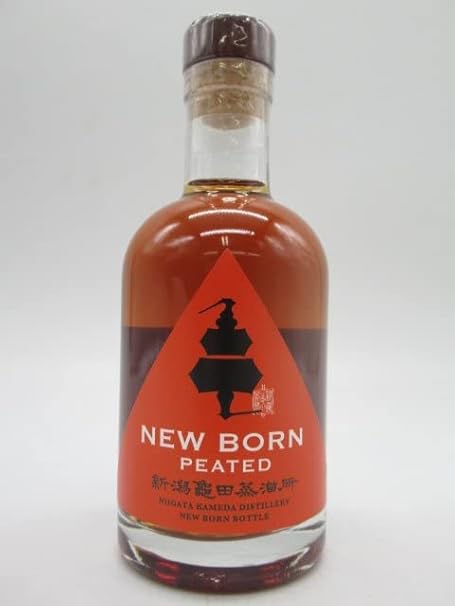 Amazon.co.jp: 新潟亀田蒸溜所 ニューボーン ピーテッド 55度 200ml ...