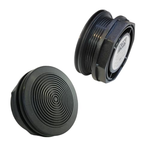 Image of PQN Audio SPA34-4GFCX Rear Nut Mount, Waterproof Low Profile Speakers for Boat, Golf Cart, Motorcycle, RV, Hot Tub - UV Chemical Resistant, Outdoor use Ready (2 Speakers)