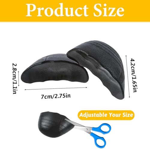 Image of COMNICO Shoe Filler for Too Big Shoes, 4 Pcs Toe Filler Cushion Inserts Prevent Heel Slipping Shoe Inserts Make Shoes Fit for Men and Women Sports High Heels Boots