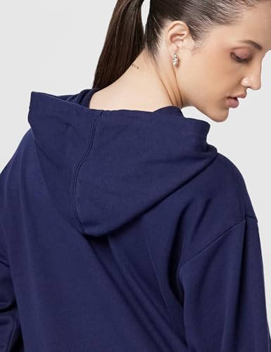Image of Gap Women Graphic Printed Relaxed Fit Full Sleeve Hoodie