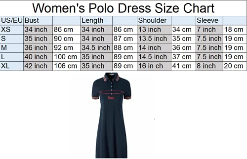 Nice League Women's Short Sleeve Polo Dress Slim Fit Casual Nl19612_S #TOP5