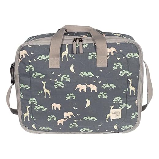 Walking Mum. Maleta de Bebé Baobab. Bolsa de maternidad para hospital/clínica. Organizador para lo que mamá, papá y bebé necesiten. Color Antracita. Medidas 49X37X12 cm (36294)