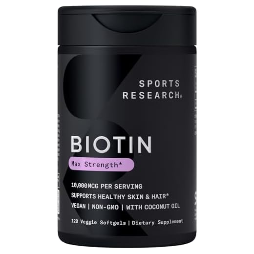 Sports Research® Biotin with Coconut Oil