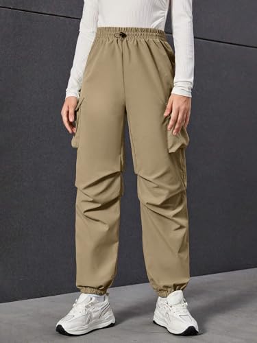 Image of TAGAS Cargo for Girls|Joggers for Girl| Cotton Cargo for Girls |girlscargo Lower|Relaxed Trouser(GC-45)
