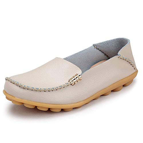 comfortable leather flats