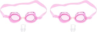 INOOMP 2pcs Anti Fog Swim Goggle Kids Cartoon Swimming Goggle Waterproof Swim Use Goggle