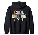 Cool Knitting Club Bekleidung - Stricken Garn Nähcafe Kapuzenjacke