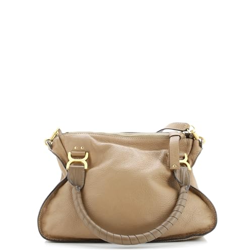 Pre-Loved Marcie Shoulder Bag Leather Medium, Brown3
