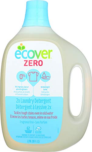 (NOT A CASE) Zero Laundry Detergent 2X Concentrated 62 Loads Unscented