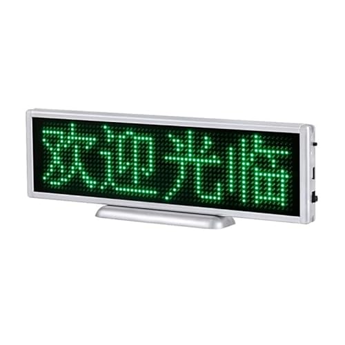 JvFbjLF Four Character LED Scrolling Signs, Screen Information Display, Advertising Programmable Support For Any Language