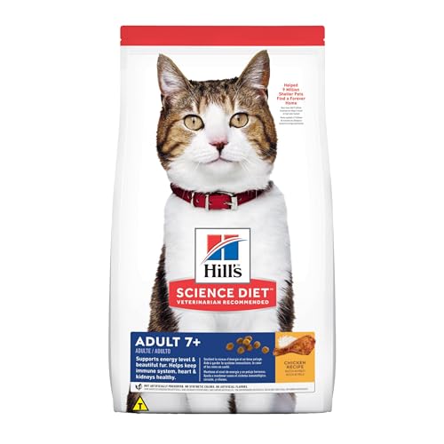Ração Hill's Science Diet Adulto 7+ para Gatos Idosos Sabor Frango 3.17kg