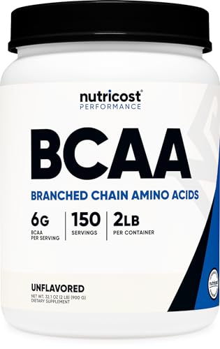 Nutricost BCAA Powder 2:1:1-150 Servings (Unflavored)