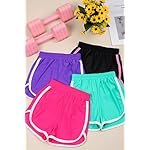 Resinta-4-Packs-Girls-and-Toddlers-Active-Short-Quick-Dry-Kids-Athletic-Running-Shorts-Girls-Dolphin-Shorts