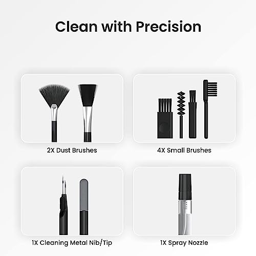 Image of Sixfire 18 in 1 Gadget Cleaner Kit for Smartphones Tablets Mobiles Computer - Laptop Cleaning Kit for Screen Keyboard Electronic Gadget Cleaner