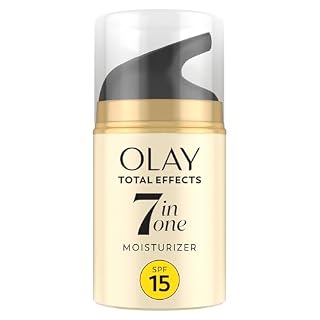 OLAY Total Effects 7-in-1 Anti-Aging Face Moisturizer with SPF 15, Fragrance-Free 1.7 oz