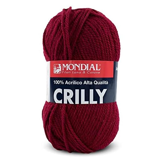 Crilly filato 100% Acrilico (bordeaux)