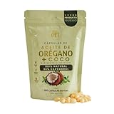 ORE 300 Cápsulas ORE Aceite de Orégano 80% Carvacrol + 5% Timol con Aceite de Coco EV | 300 pzas 500 mg | Orgánico...