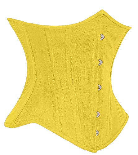 luvsecretlingerie Heavy Duty 26 Double Steel Boned Waist Training Satin Underbust Shaper Corset for Wider Hips #4502