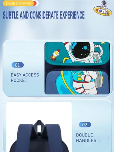 Image of Impulse Astronaut I 25L Unisex Stylish &Trendy Water Resistant printed Bag, College travel Backpack, School Bag for boys & girls