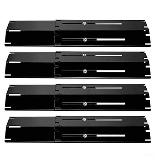 4 piastre riscaldanti regolabili in acciaio inox di ricambio per griglie a gas, estensibili da 29 8 cm a 53 3 cm per migliori prestazioni di cottura