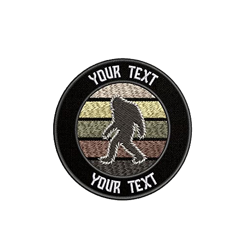 Appalachian Spirit Bigfoot Lives Custom Your Text Personalized Embroidered Premium Patch Decorative Badge Souvenir Gift Clothes Vest Jeans Hats Backpacks Applique Multicolor