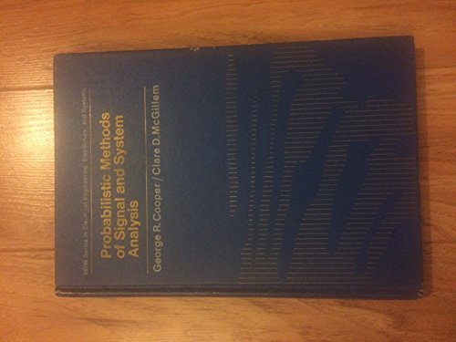 Probabilistic methods of signal and system anal... 0030842913 Book Cover