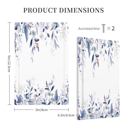 Decorative Switch Plate Covers Rustic Ink Blue Eucalyptus Leaves Sage leaf 1 Gang No Device Single Blank Outlet Covers Wall Plate Light Switch Cover Plate for Bedroom Home Decor