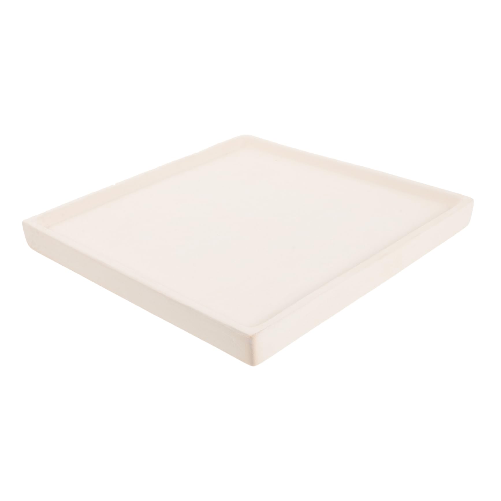 Toyvian Quadratischer Keramik Pflanzuntersetzer Großer Wasserauffangschale für Zimmerpflanzen Blumentopf Abtropfschale Rechteckig Robustes Terrassen Pflanzenzubehör