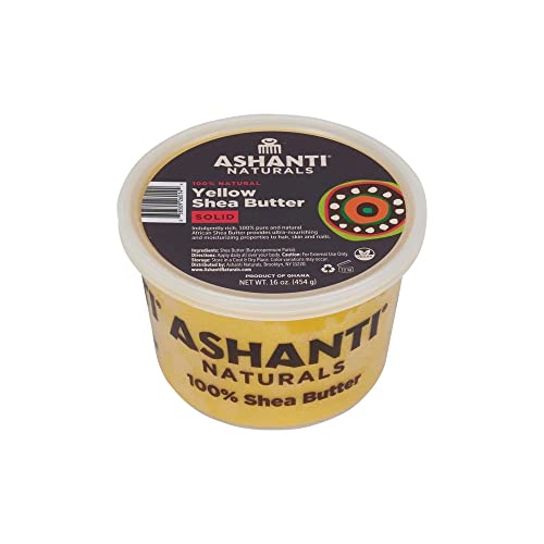 Ashanti Naturals Solid 100% African Shea Butter - 16oz